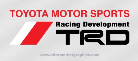 TRD Toyota Racing Development Decals 03 - Pair (2 pieces)